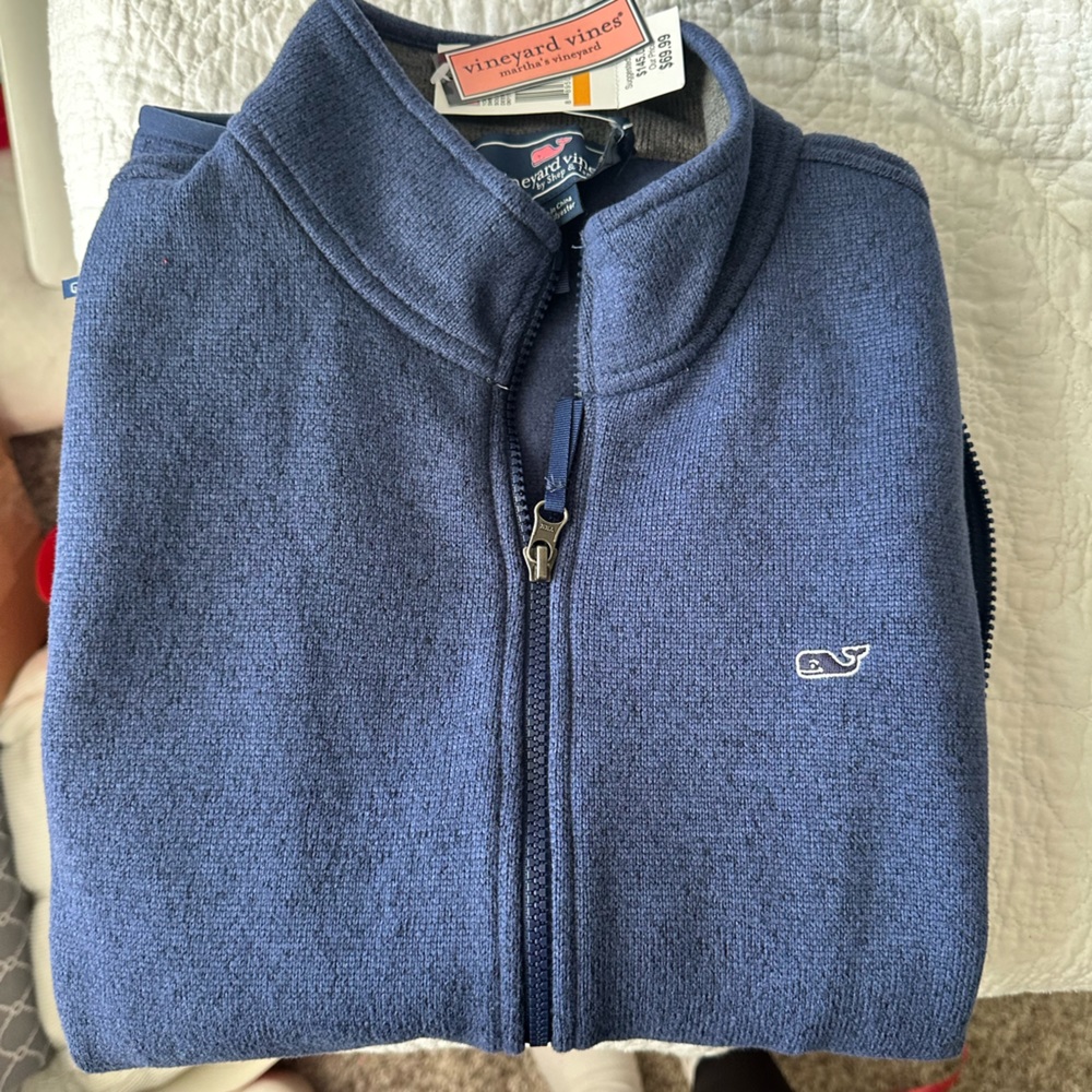 Vineyard Vines navy blue vest